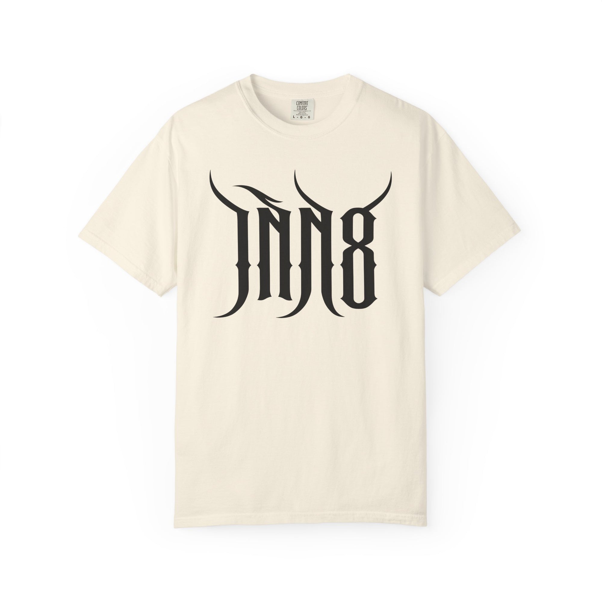 INN8 - Core T Shirt - Spine Script - Front - Cream