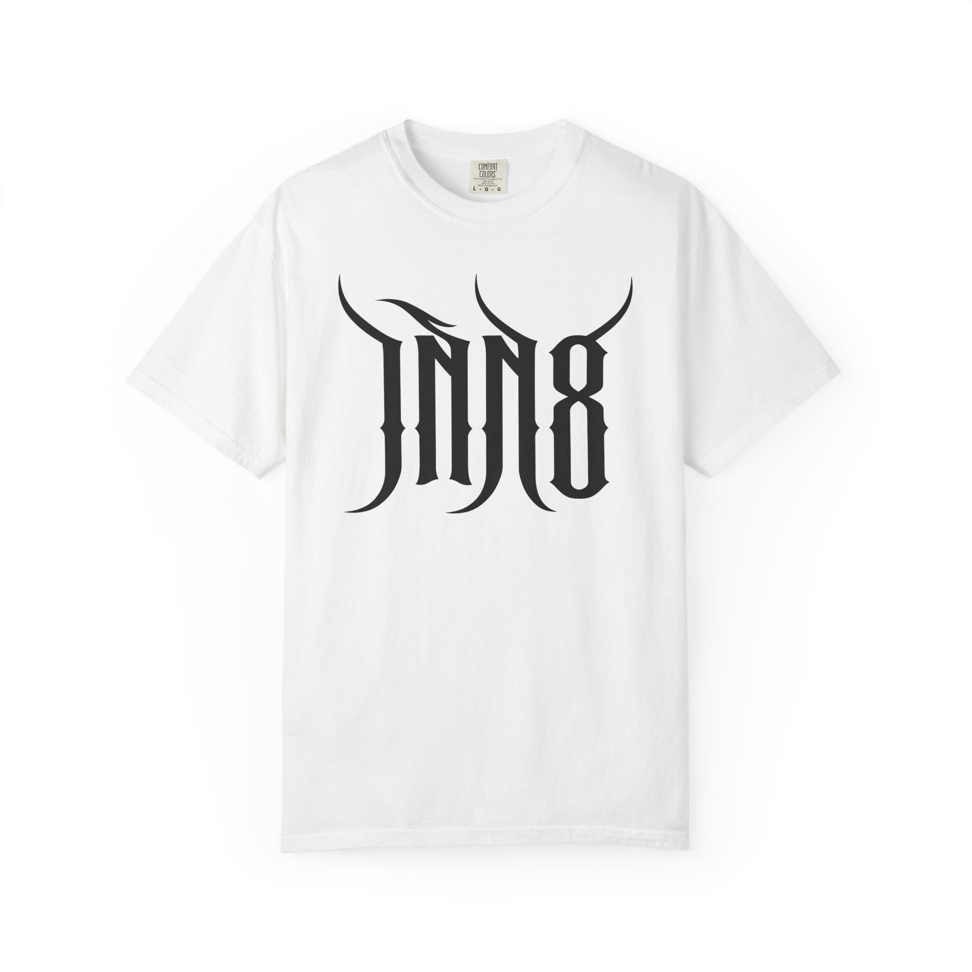 INN8 - Core T Shirt - Spine Script - Front - White